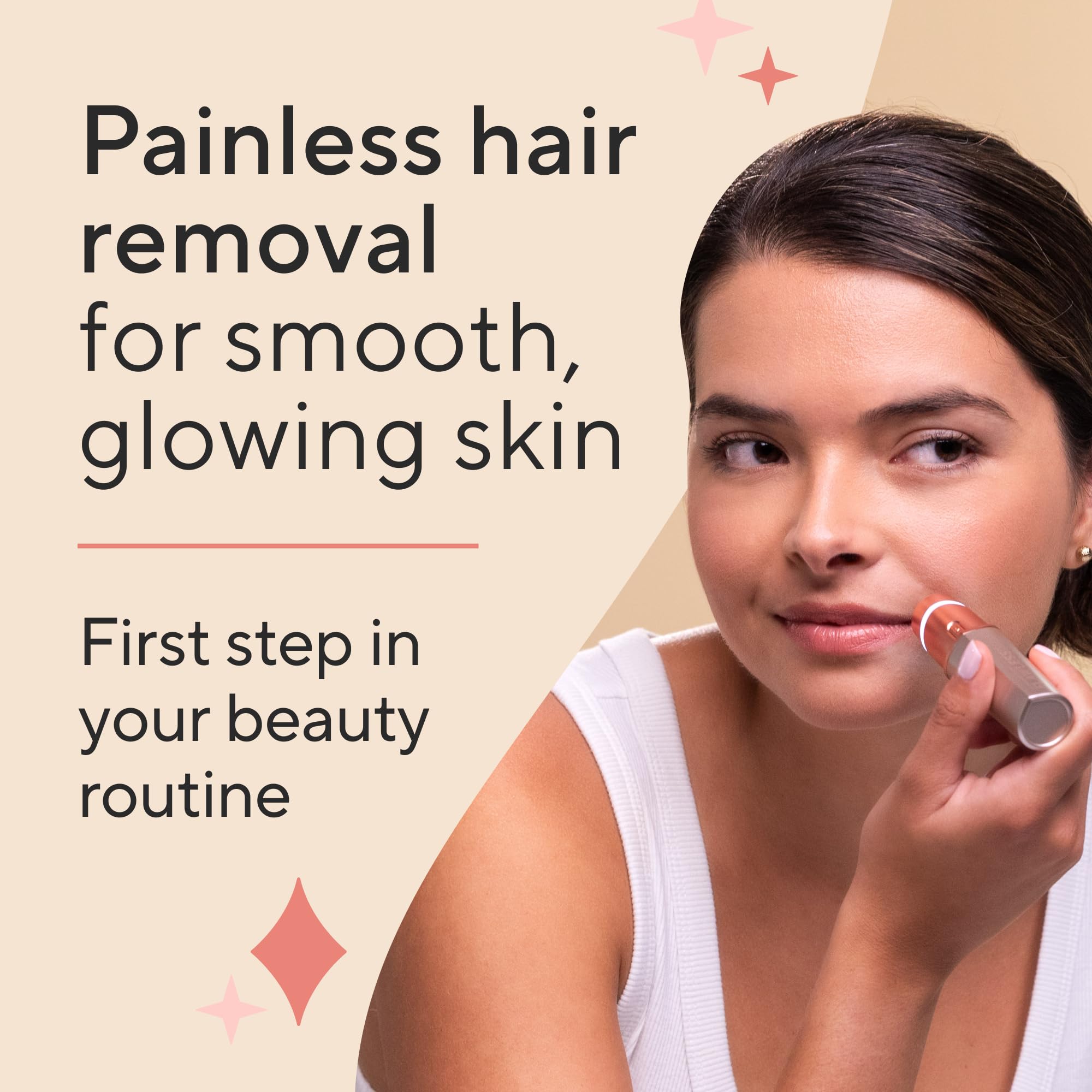 Foto 3 pulgar | Depilador Facial Finishing Touch Flawless Rose Gold - Venta Internacional