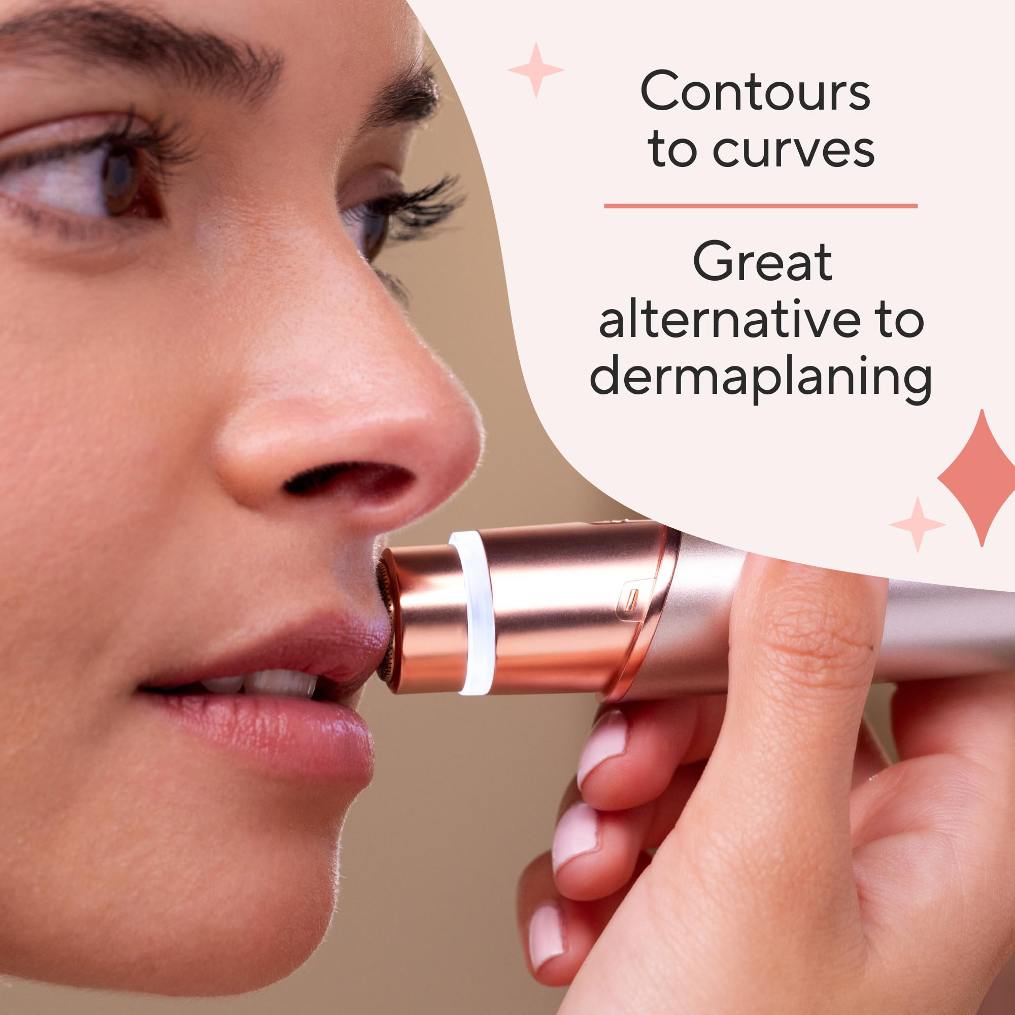 Foto 6 pulgar | Depilador Facial Finishing Touch Flawless Rose Gold - Venta Internacional