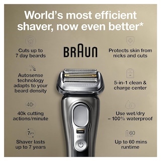 Foto 2 | Maquinilla De Afeitar Eléctrica Braun Series 9 Pro 9465cc Wet & Dry Para Hombre - Venta Internacional.