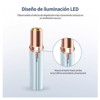 Foto 3 | Depiladora Facial Eléctrica Portátil con Luz Recargable Eo Safe Imports Esi-11165-1 Azul