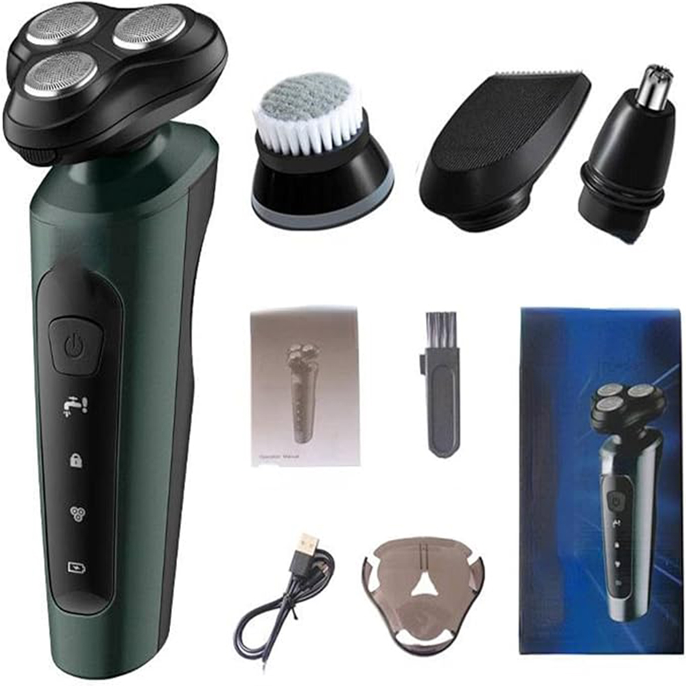 Foto 2 pulgar | Afeitadora Eléctrica Recargable Por Usb Inalámbrica Para Hombres
