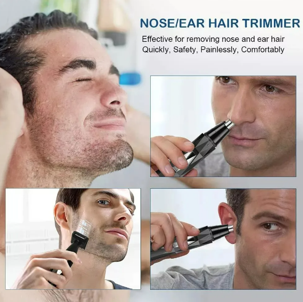 Foto 4 pulgar | Xtellar 2 En 1: Solución Completa Y Recargable Para Depilado De Nariz, Oreja, Barba Y Cejas