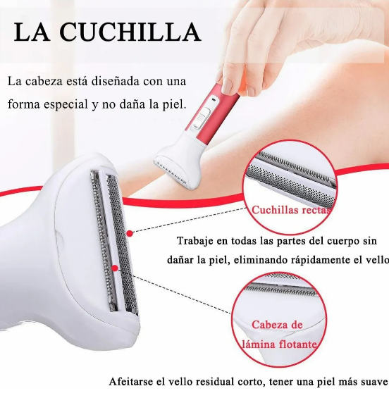 Foto 3 pulgar | Depiladora Facial Xtellar Recargable 5 en 1