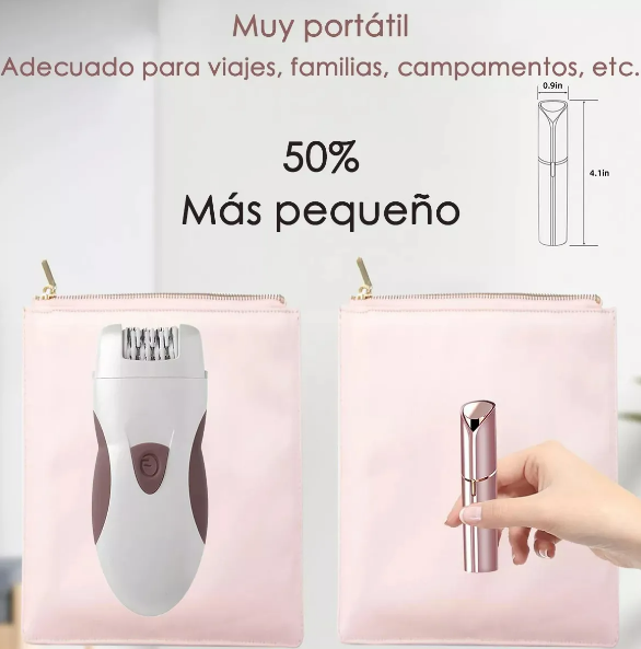 Foto 3 pulgar | Depiladora Facial Xtellar Recargable