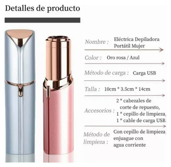 Foto 5 pulgar | Depiladora Facial Xtellar Recargable
