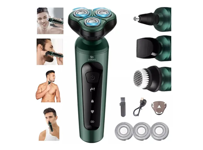Foto 3 pulgar | Xtellar Kit De Rasuradora Eléctrica 4en1 Multifuncional - Ideal Para Barba, Pelo De Nariz Y Orejas