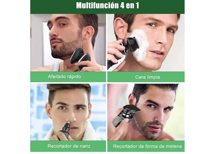 Foto 5 | Xtellar Kit De Rasuradora Eléctrica 4en1 Multifuncional - Ideal Para Barba, Pelo De Nariz Y Orejas