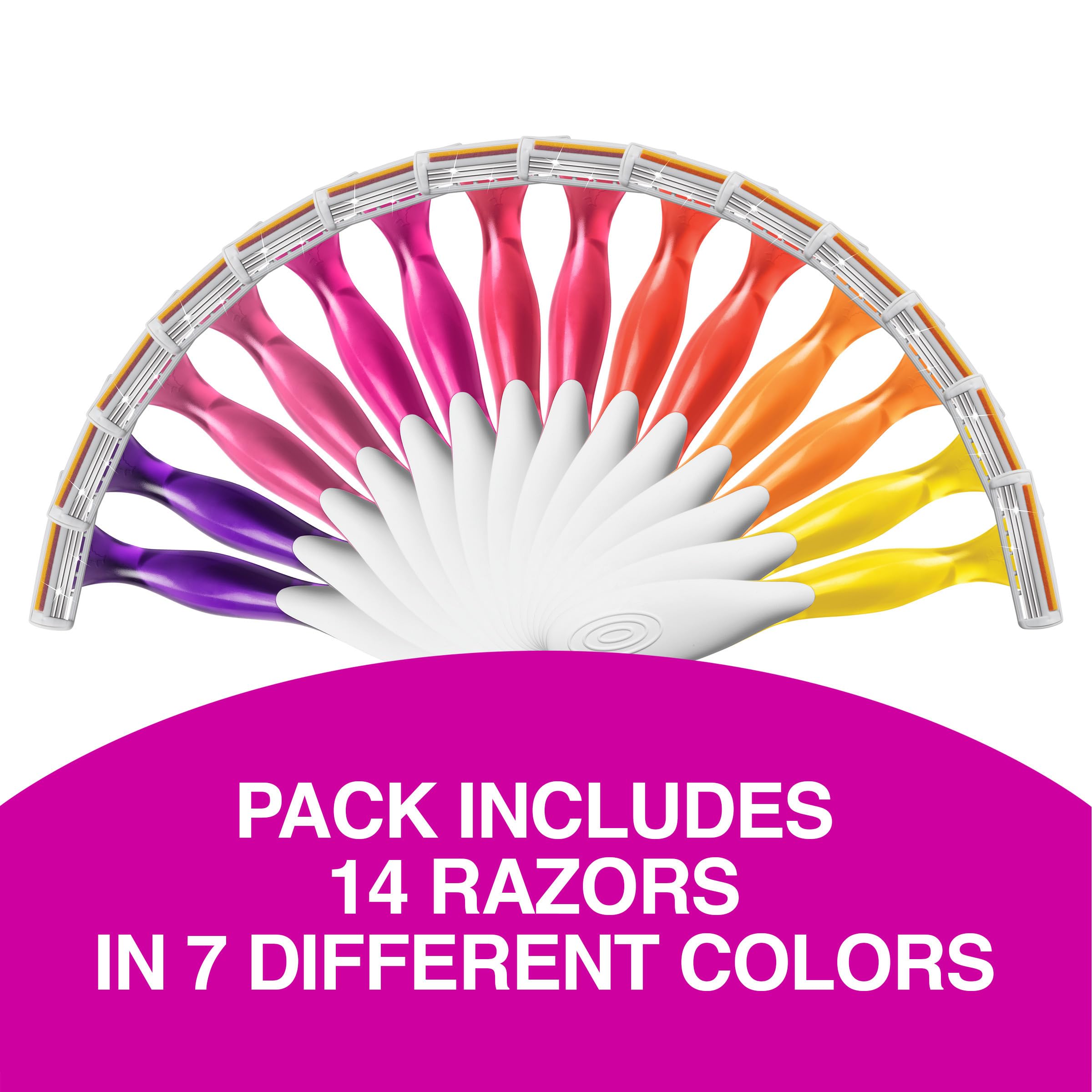 Foto 3 pulgar | Maquinillas De Afeitar Desechables Bic Soleil Smooth Colors Para Mujer, 14 Unidades - Venta Internacional.