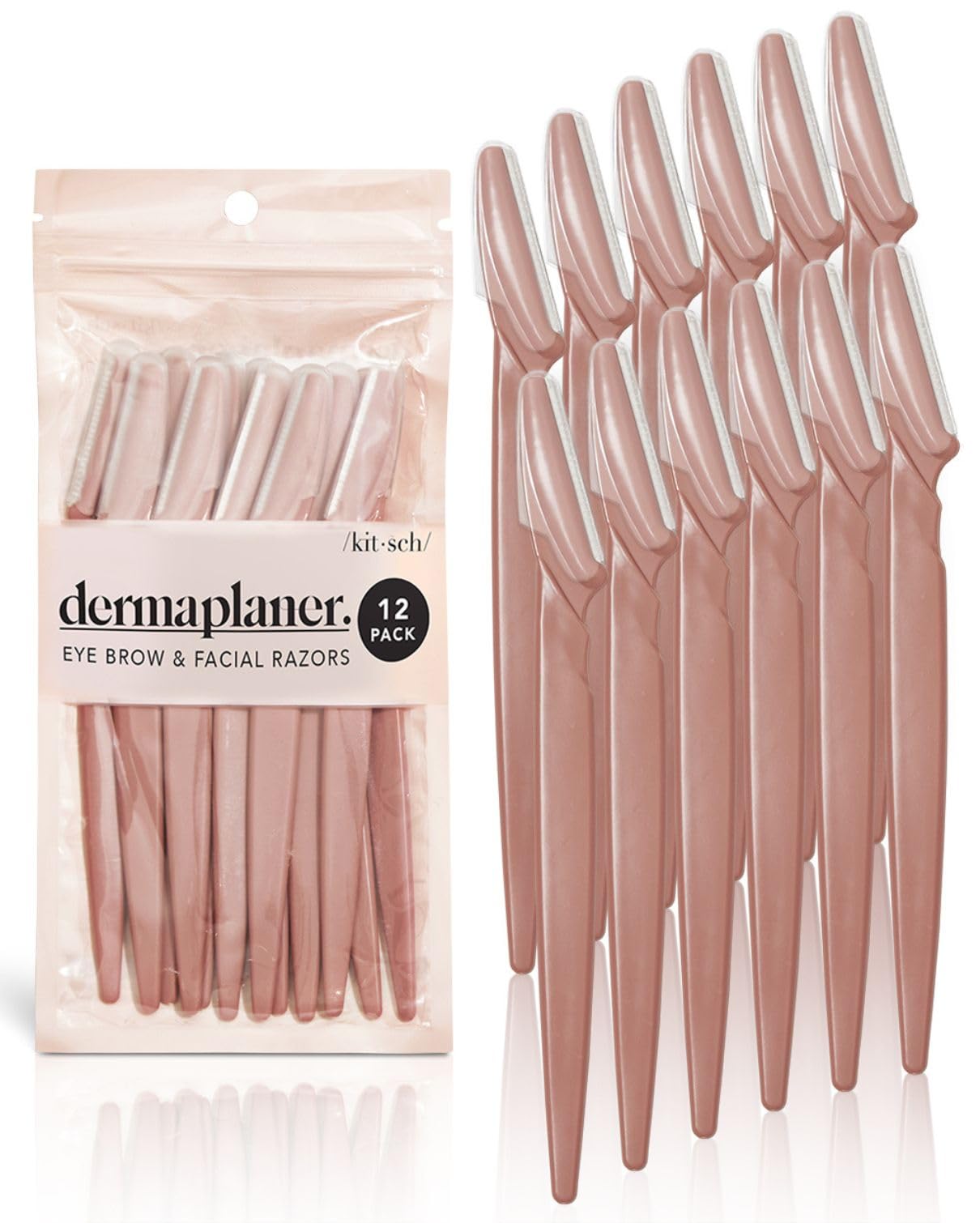 Foto 1 | Maquinilla De Afeitar Dermaplaning Tool Kitsch Dermaplaner, Paquete De 12 - Venta Internacional.