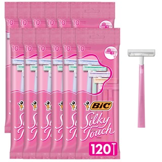Foto 1 | Maquinillas De Afeitar Desechables Bic Silky Touch Para Mujer, 2 Cuchillas, 120 - Venta Internacional.