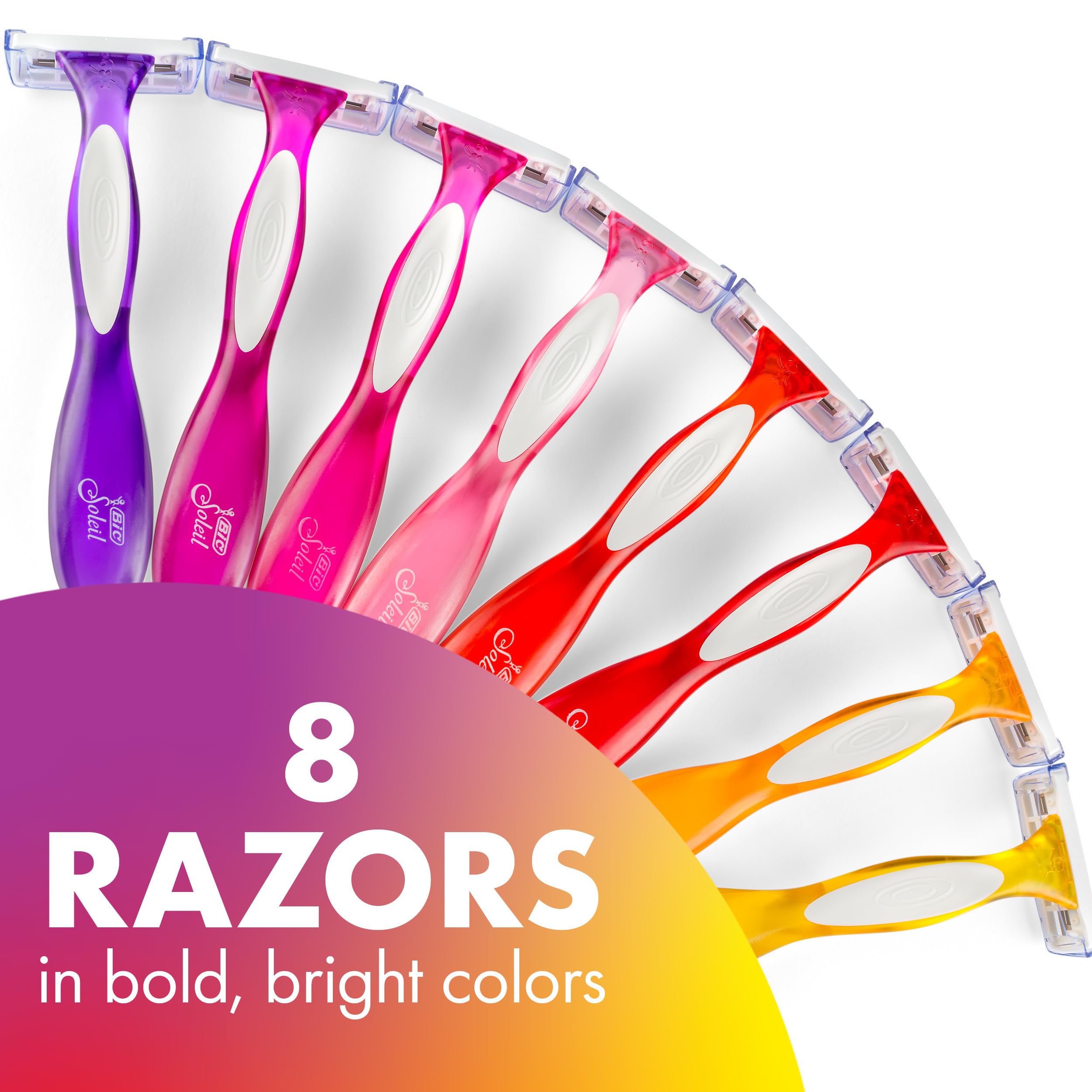 Foto 3 pulgar | Maquinillas De Afeitar Desechables Bic Soleil Smooth Colors Para Mujer, 8 Piezas - Venta Internacional.