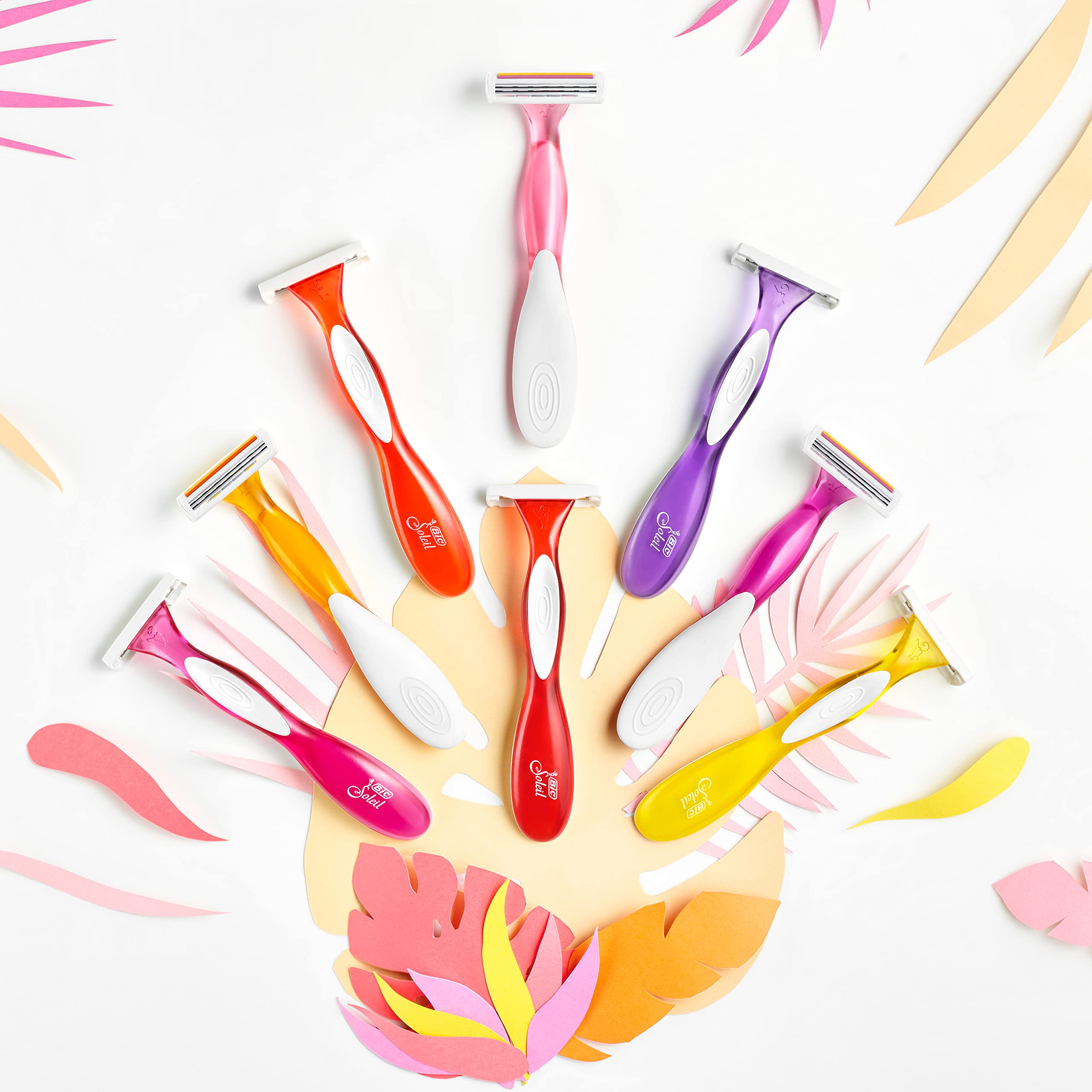 Foto 4 | Maquinilla De Afeitar Desechable Bic Soleil, Suave, Perfumada, Para Mujer, 3 Cuchillas - Venta Internacional.