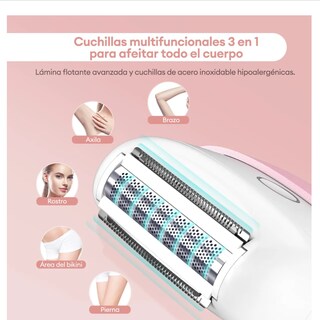 Foto 2 | Depiladora Xtellar Eléctrica Mujer Portátil Rasuradora Recargable