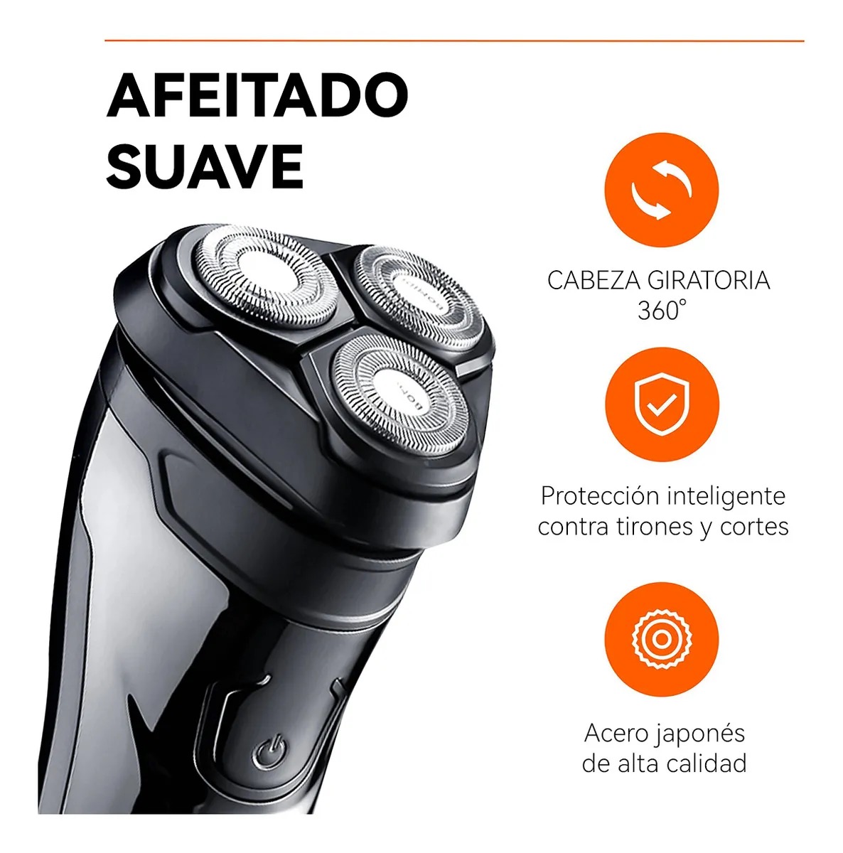 Foto 3 pulgar | Rasuradora Eléctrica Bomidi M3 Negro