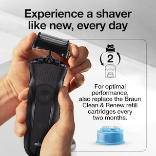 Foto 6 | Afeitadora Eléctrica Braun Series 3 21b Con Cabezal De Repuesto - Venta Internacional.