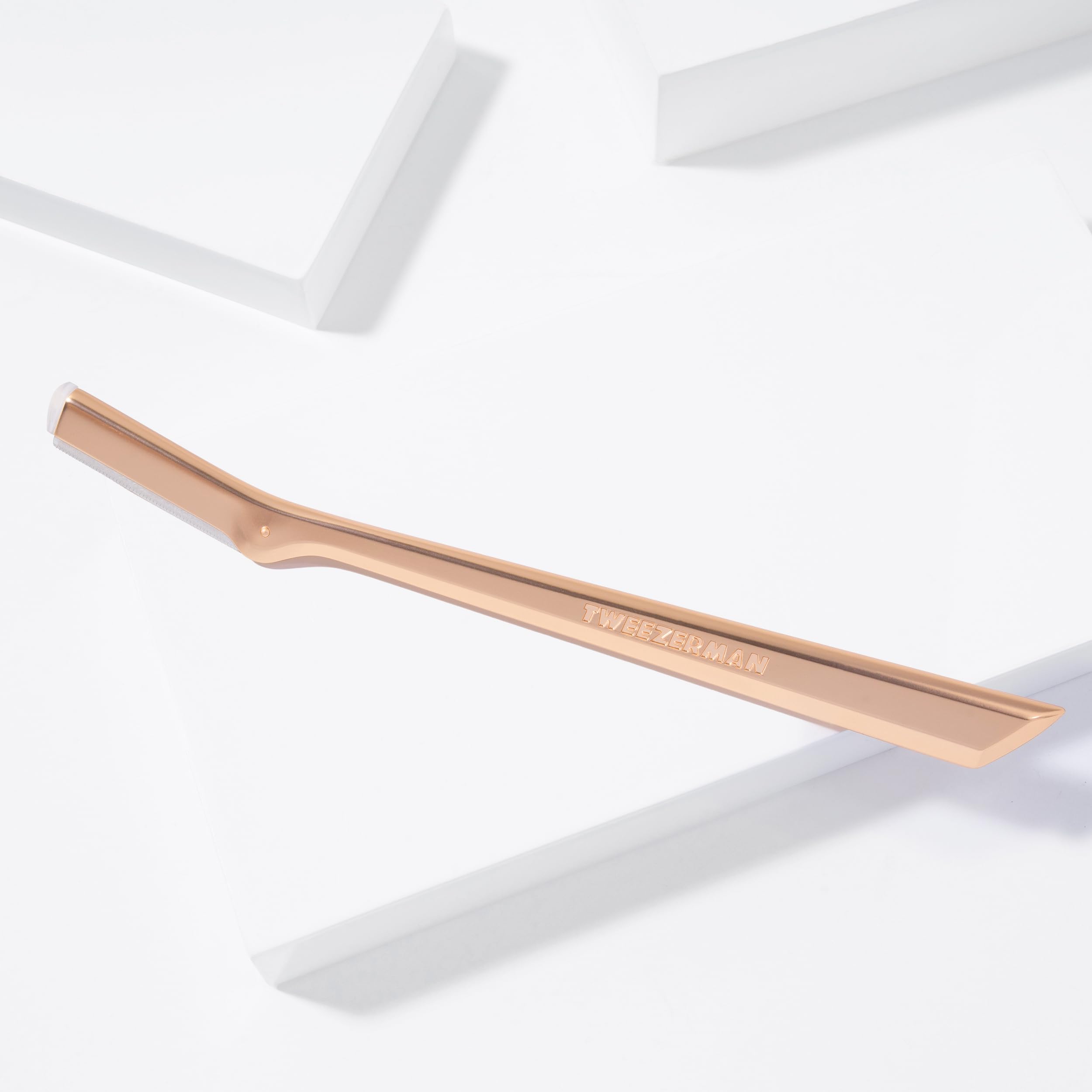 Foto 5 | Maquinilla De Afeitar Facial Tweezerman  Oro Rosa  Reutilizable Con Cuchillas Recargables - Venta Internacional.
