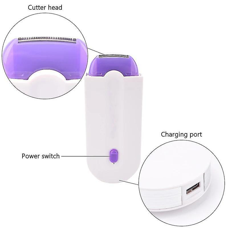 Foto 6 pulgar | Maquinilla De Afeitar Eléctrica Huoguo 2 En 1 Recargable Para Mujer - Venta Internacional.