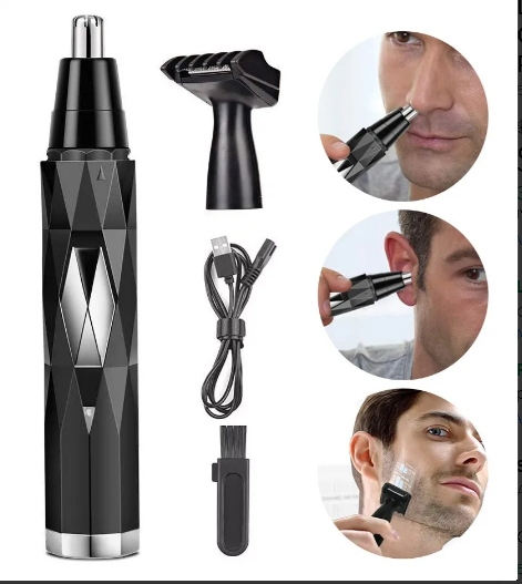Foto 2 pulgar | Depilador De Nariz Y Oreja Cejas Barba 2 En 1 Usb Recargable