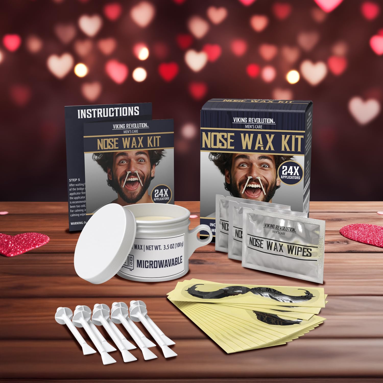 Foto 3 pulgar | Kit de Depilación Nasal Viking Revolution para Hombre con 24 Barras de Cera - Venta Internacional