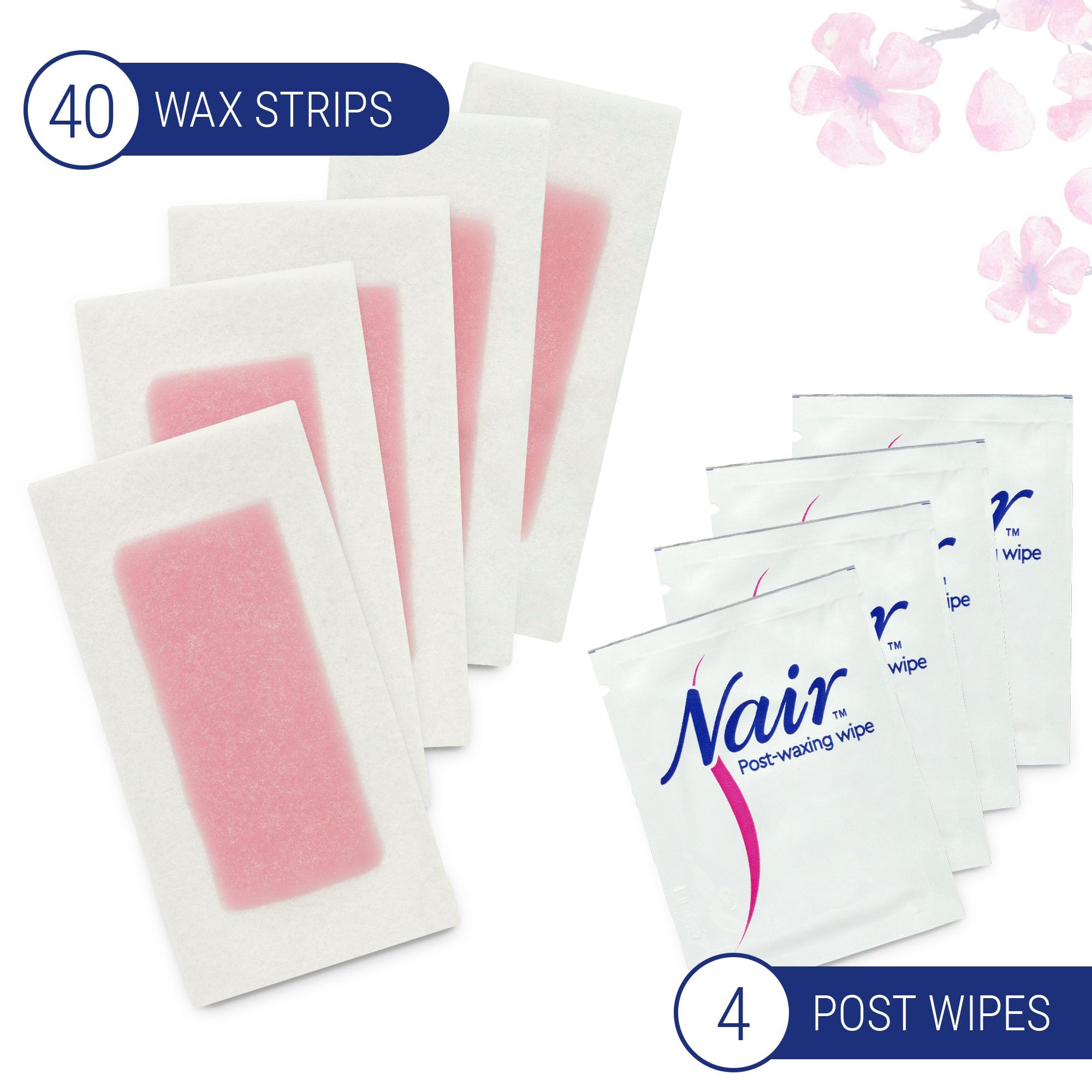 Foto 4 pulgar | Tiras de Cera Depilatoria Nair Ready Strips Face Bikini X40 - Venta Internacional
