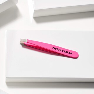 Foto 5 | Pinza Inclinada de Acero Inoxidable Tweezerman Rosa Neón - Venta Internacional