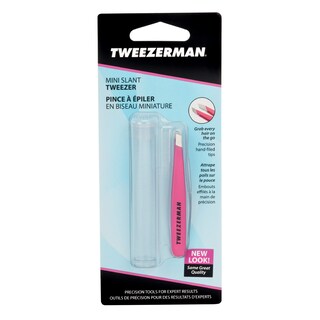 Foto 6 | Pinza Inclinada de Acero Inoxidable Tweezerman Rosa Neón - Venta Internacional