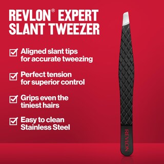 Foto 2 | Pinzas Revlon Expert Para Depilación De Cejas, Acero Inoxidable - Venta Internacional.