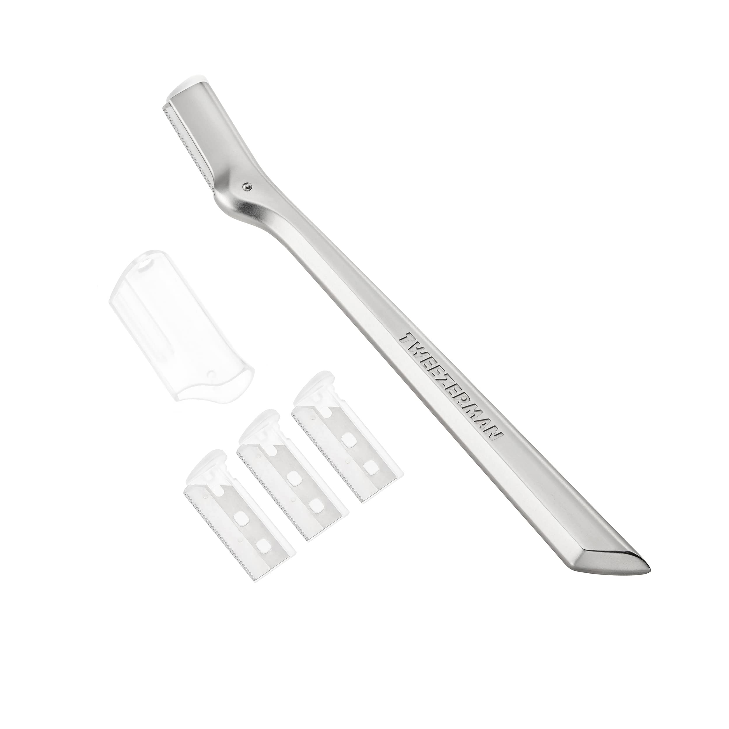 Foto 2 pulgar | Eyebrow Razor Tweezerman Con 3 Cuchillas De Repuesto - Venta Internacional.