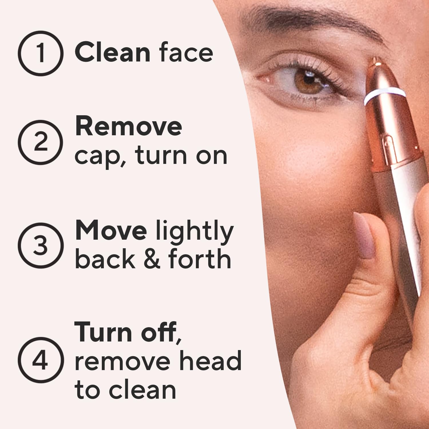 Foto 7 pulgar | Maquinilla De Afeitar Eléctrica Finishing Touch Flawless Brows Para Mujer - Venta Internacional.