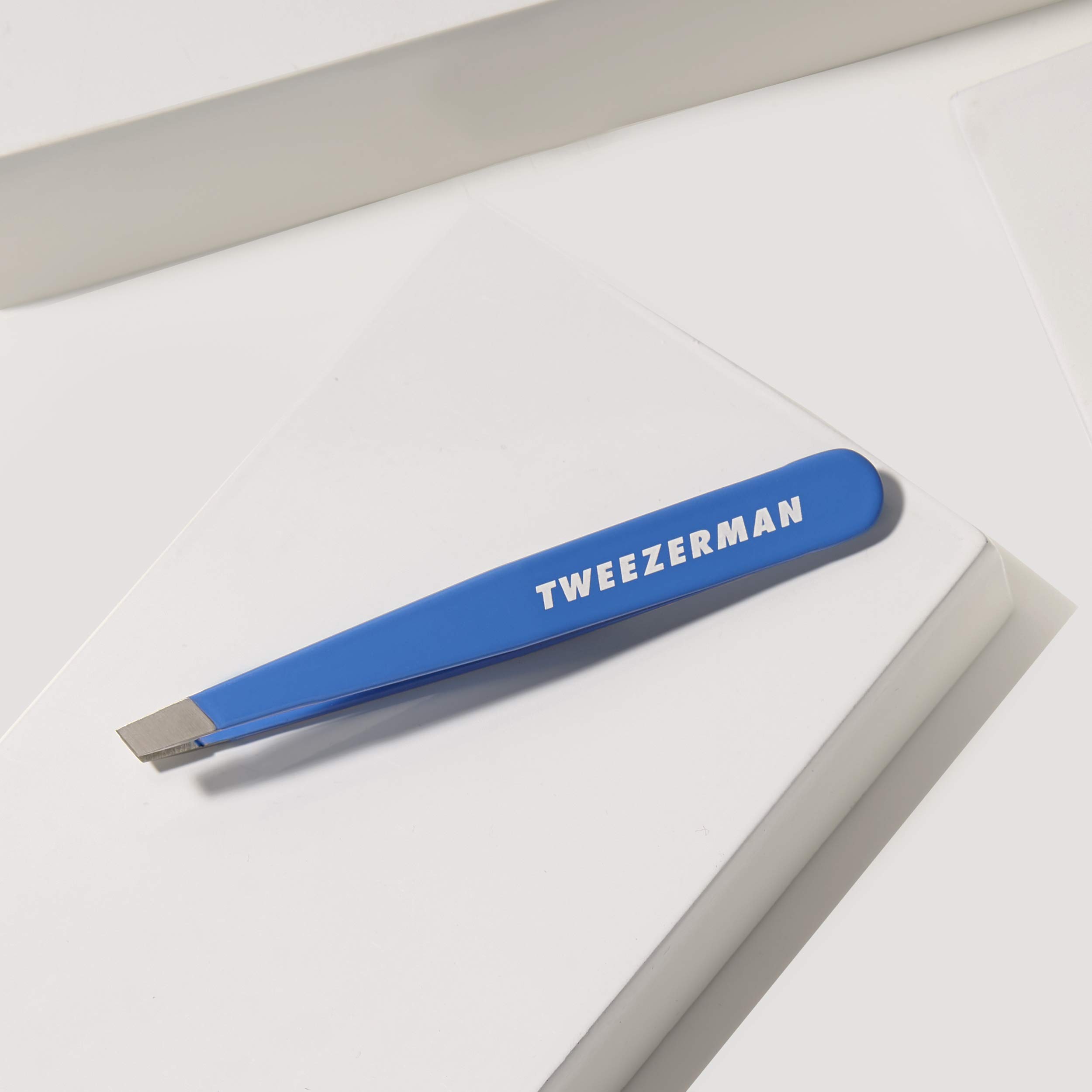 Foto 3 | Pinzas Tweezerman Mini Slant Travel Para Cejas  Color Azul - Venta Internacional.