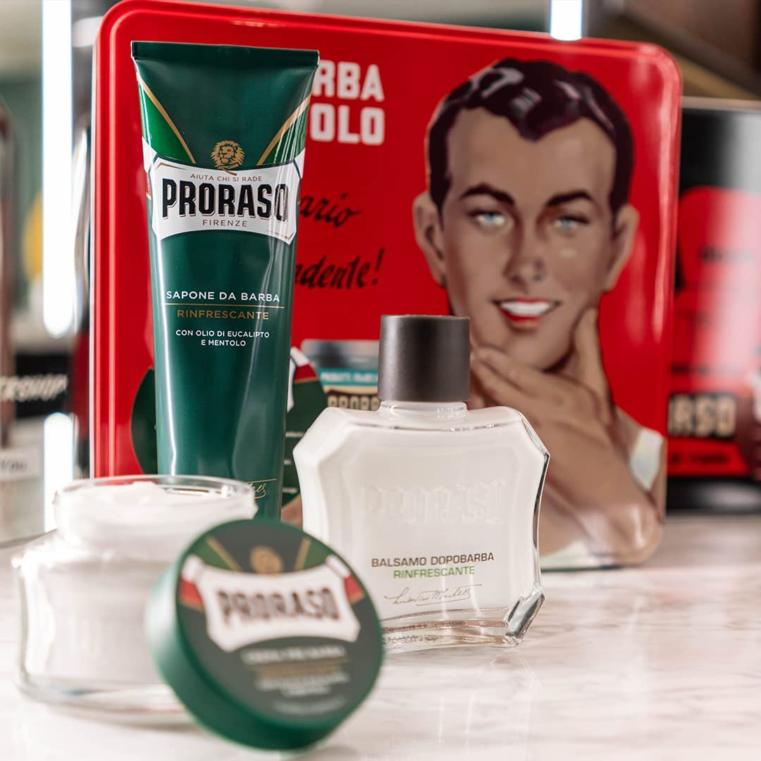 Foto 3 pulgar | Kit para Afeitar Proraso Gino Mentol y Eucalipto