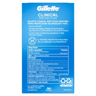 Foto 7 | Antitranspirante Y Desodorante Gillette Clinical Arctic Ice - Venta Internacional.