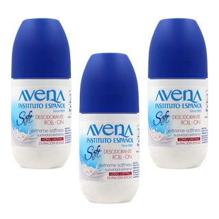 Foto 1 | Desodorante Roll-on Avena Instituto Español Soft 75 Ml, Paquete De 3 - Venta Internacional.