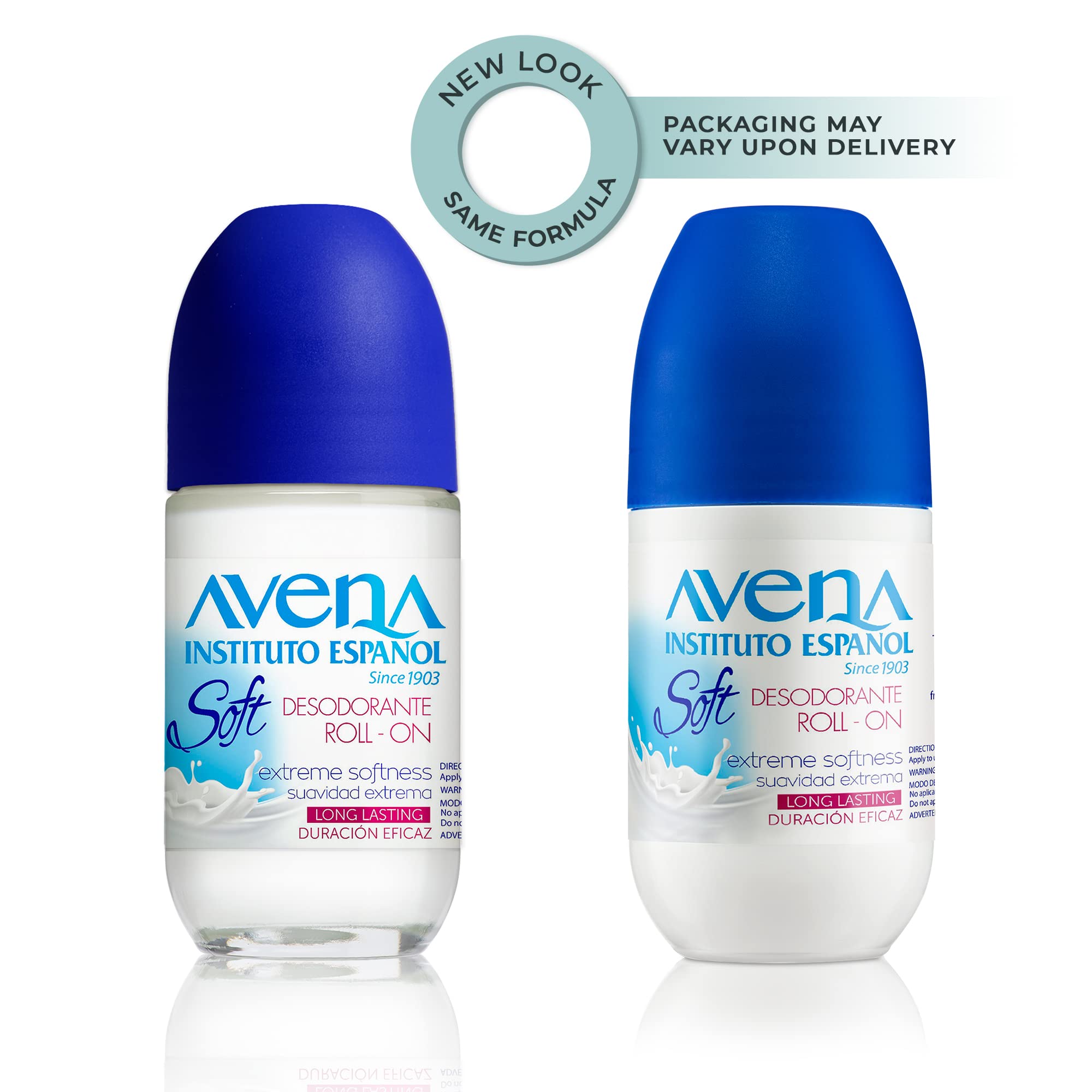 Foto 2 | Desodorante Roll-on Avena Instituto Español Soft 75 Ml, Paquete De 3 - Venta Internacional.