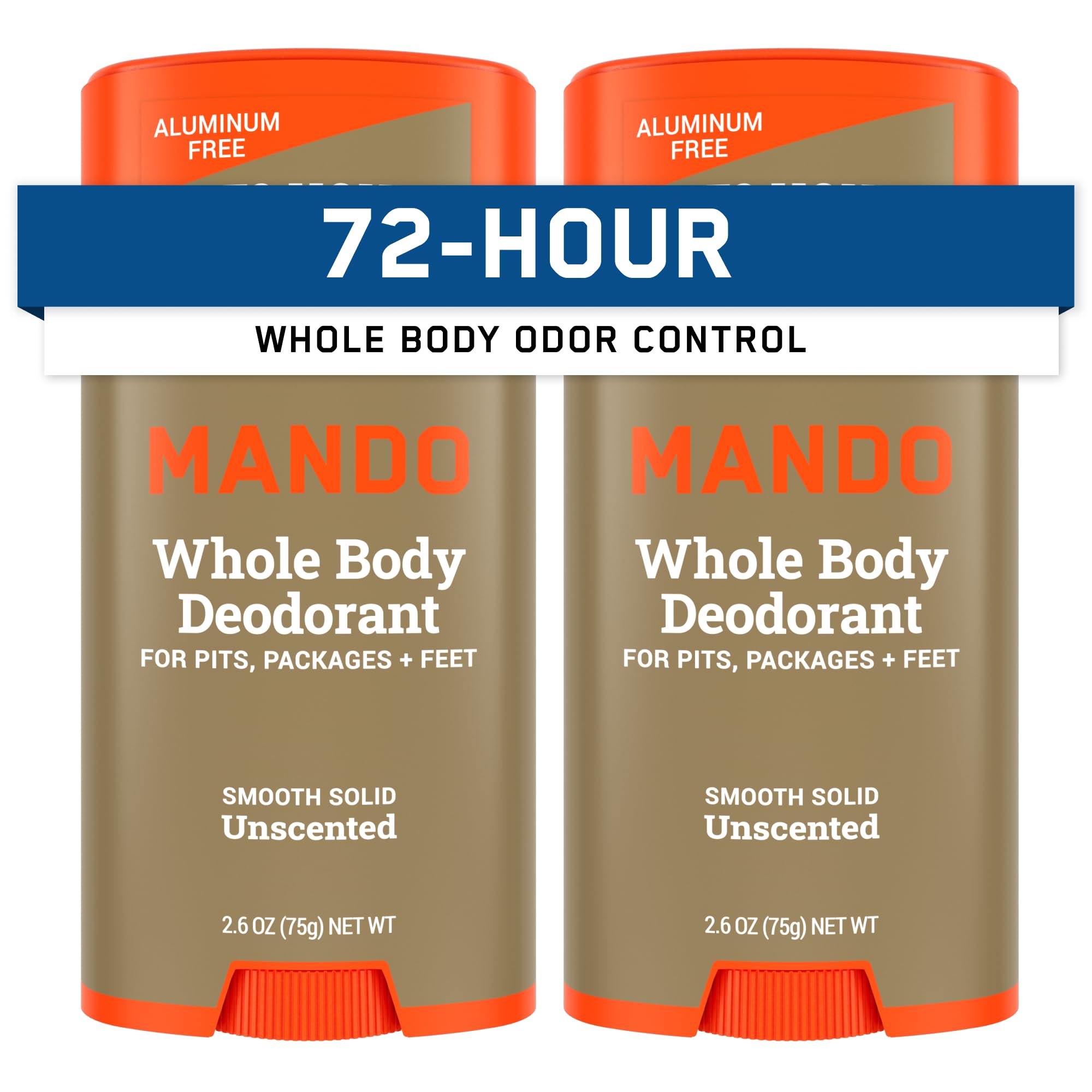 Foto 2 pulgar | Desodorante Mando Whole Body Para Hombre, 72 Horas, Antiolor, 150 Ml, 2 Unidades - Venta Internacional.