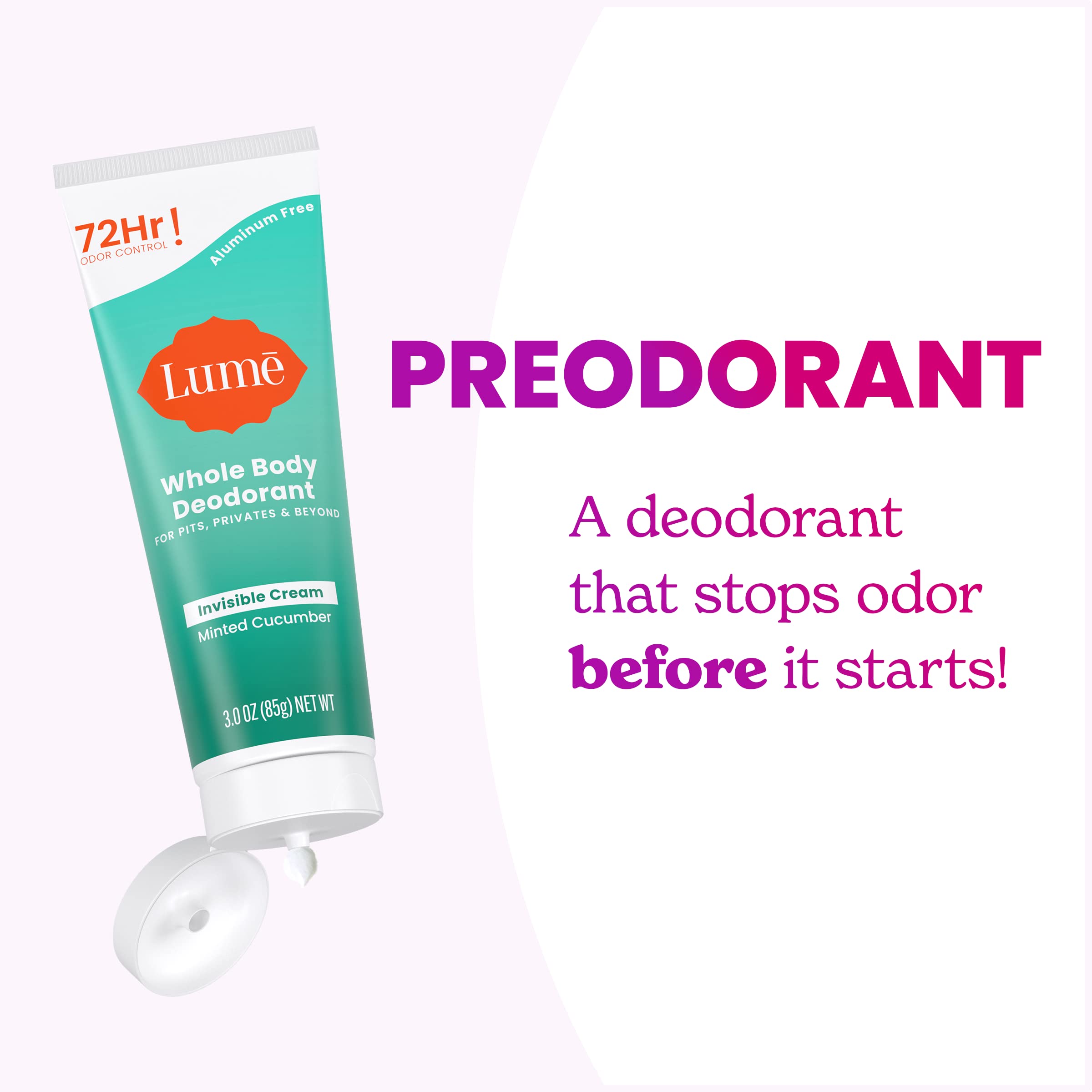 Foto 6 | Desodorante Lume Crema Invisible Para Todo El Cuerpo, 90 Ml (paquete De 2) - Venta Internacional.