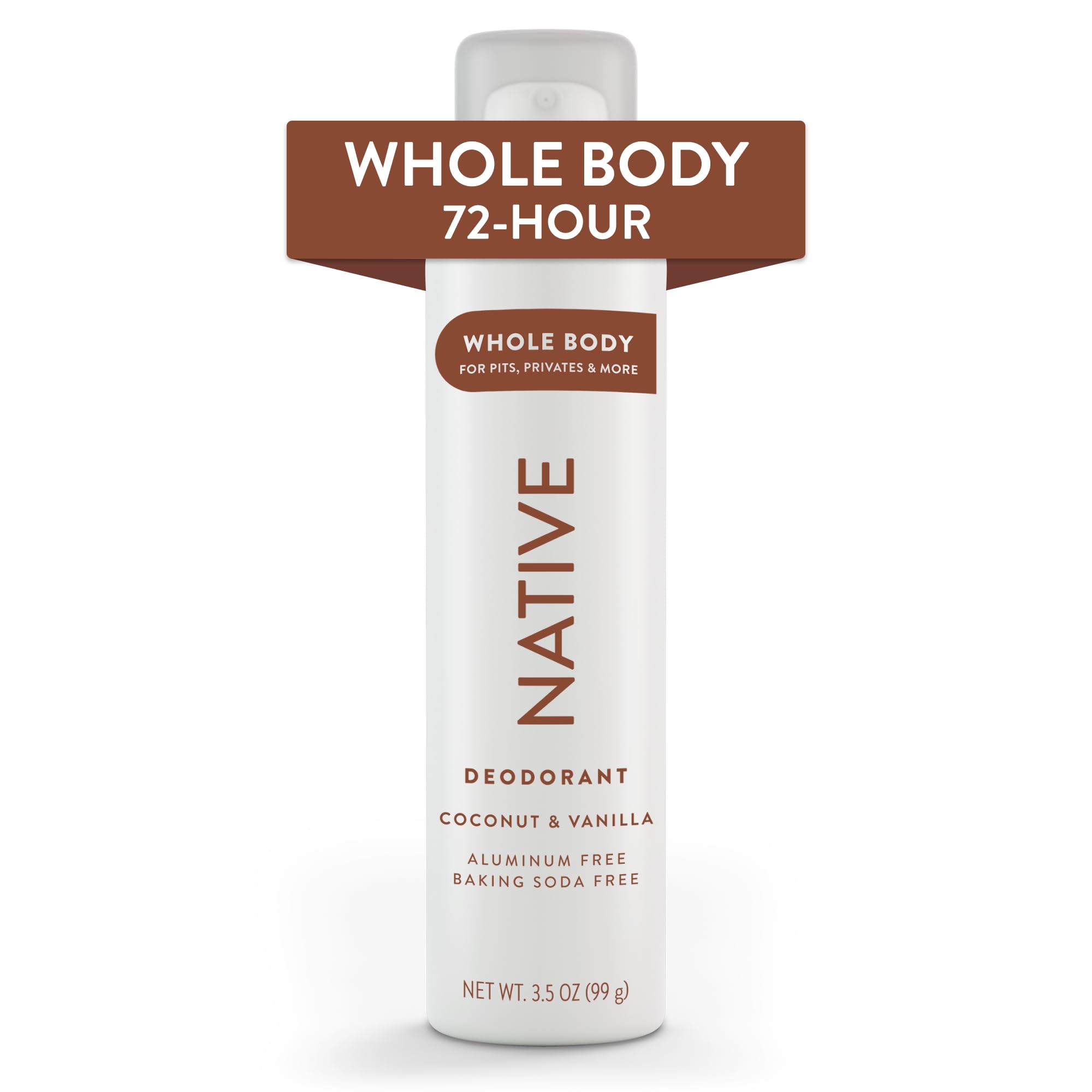 Desodorante En Aerosol Native Whole Body, 72 Horas, Protección Contra Olores - Venta Internacional.