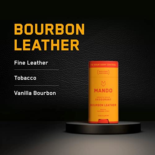 Foto 4 pulgar | Desodorante Mando Bourbon Leather Body, 72 Horas, Control De Olores, 90 Ml - Venta Internacional.