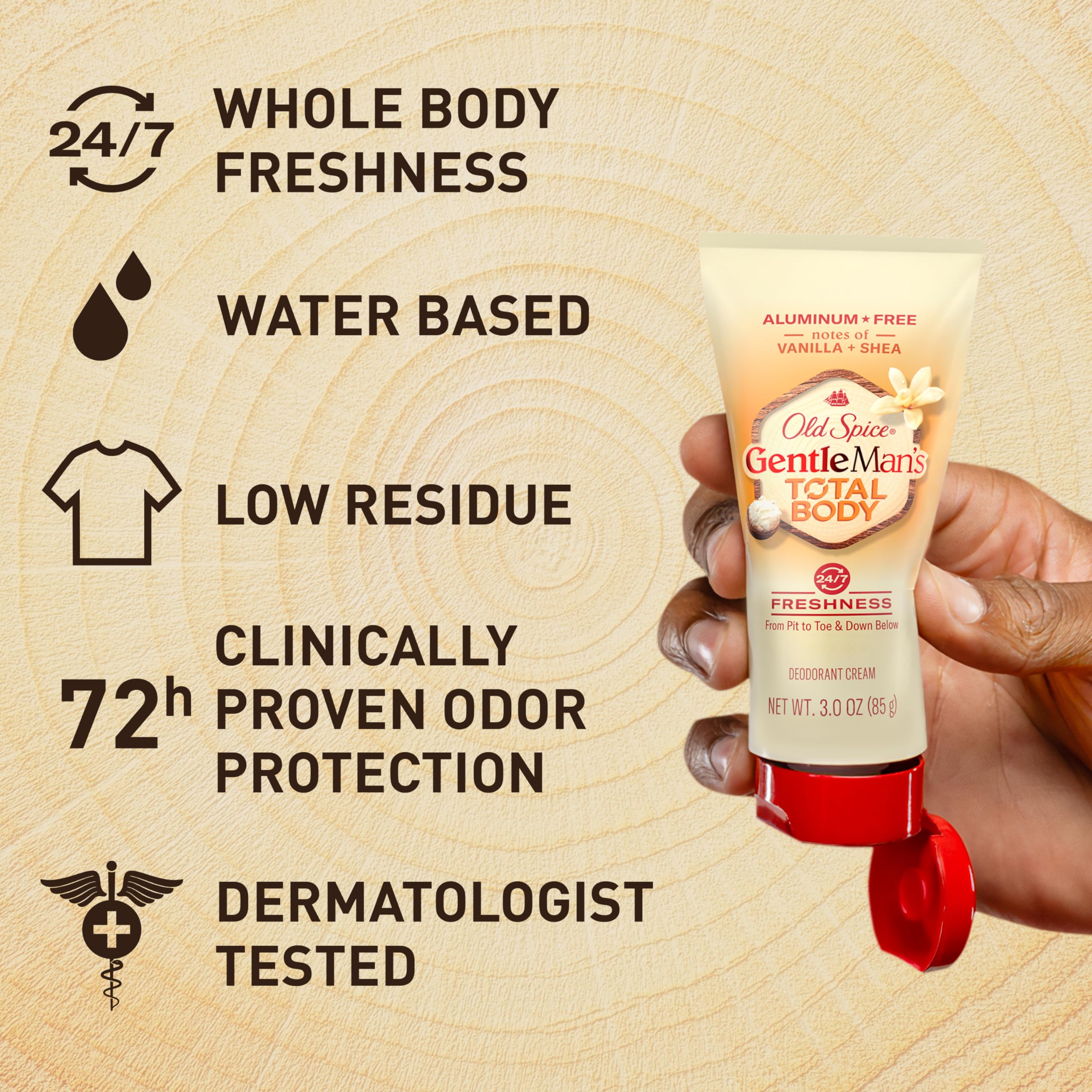Foto 4 pulgar | Crema Desodorante Old Spice Whole Body Para Hombre, 90 Ml - Venta Internacional.