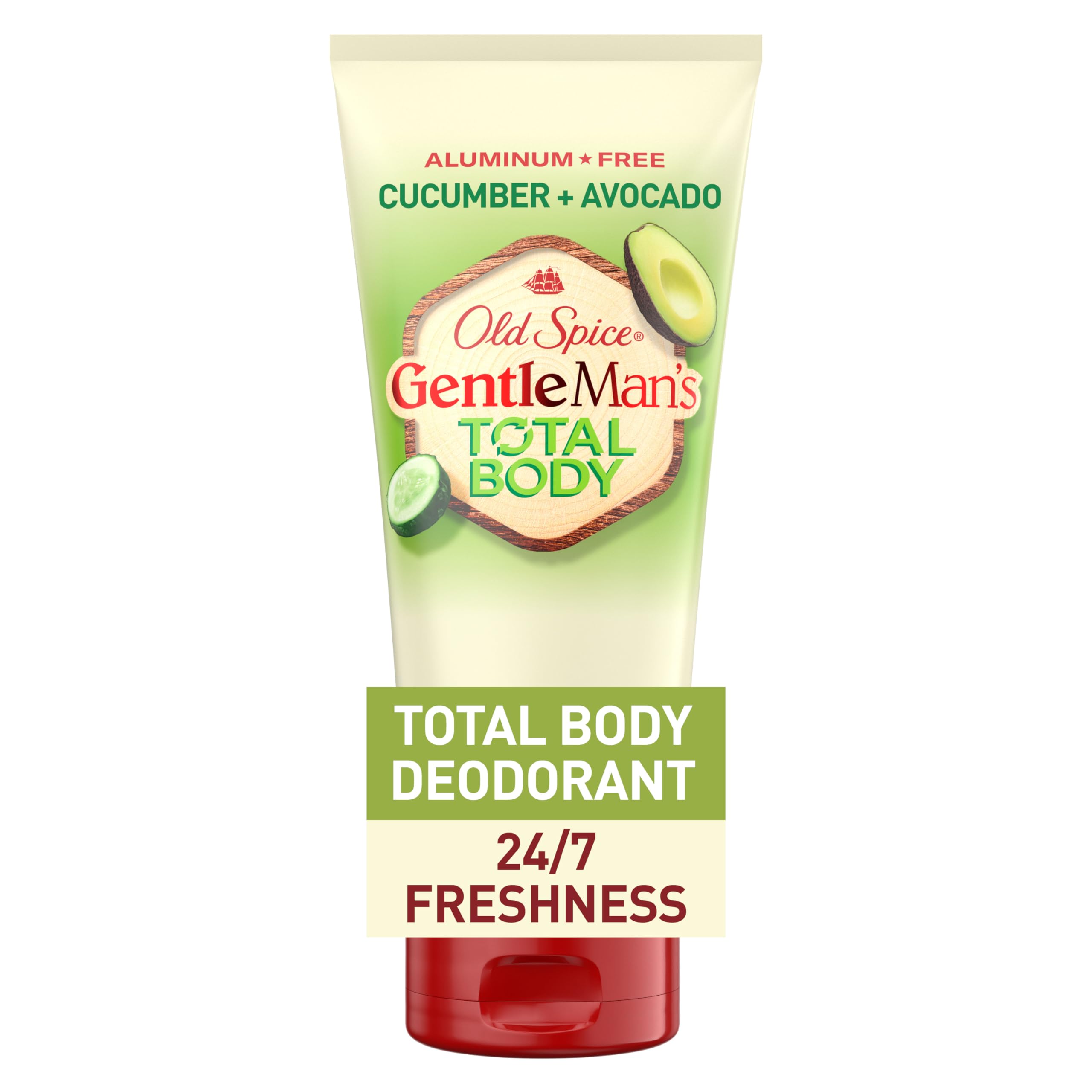 Foto 2 pulgar | Crema Desodorante Old Spice Para Todo El Cuerpo Para Hombre, 90 Ml, Pepino - Venta Internacional.