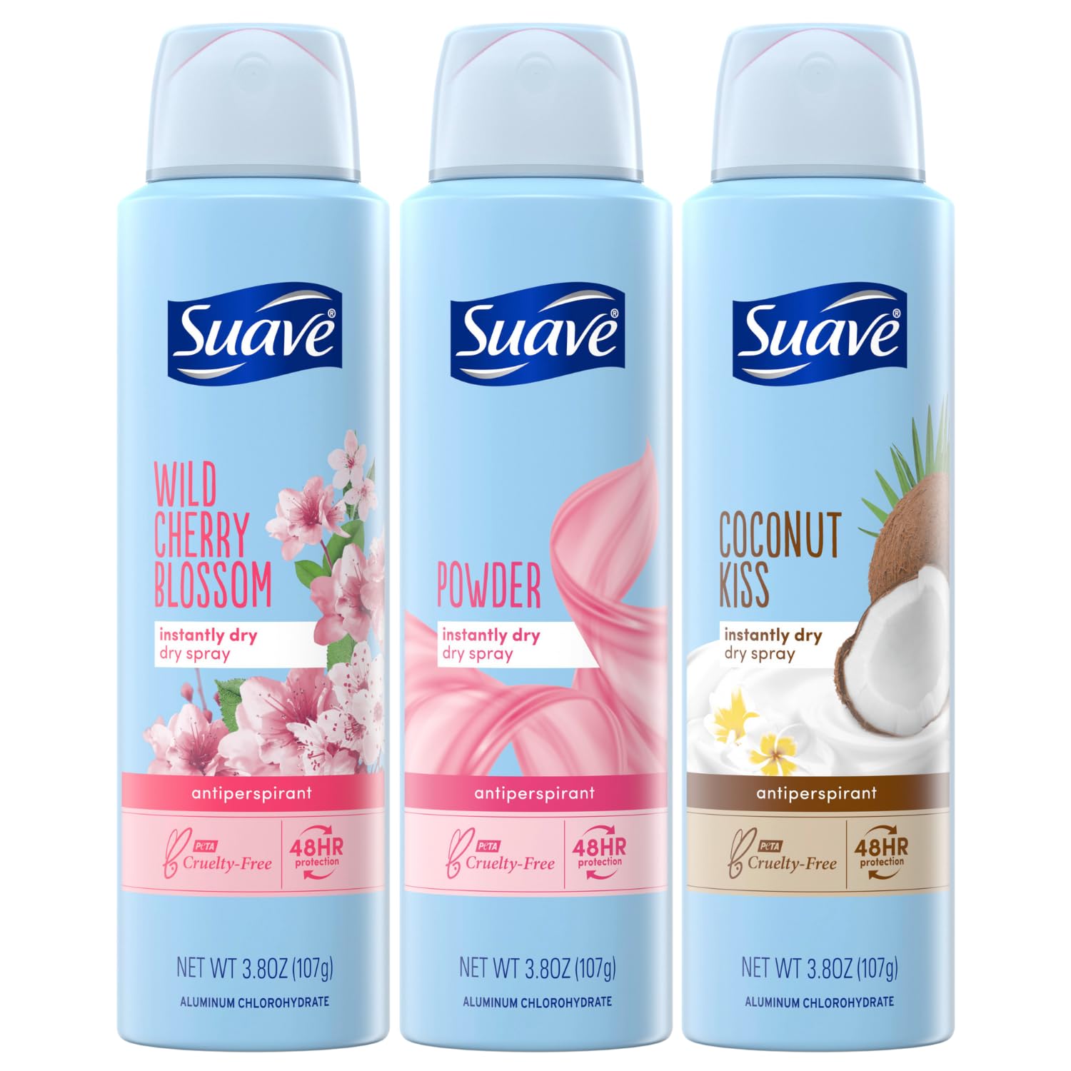 Foto 2 pulgar | Desodorant Suave Dry Spray Antitranspirante Para Mujer, 112 Ml, Paquete De 3 - Venta Internacional.
