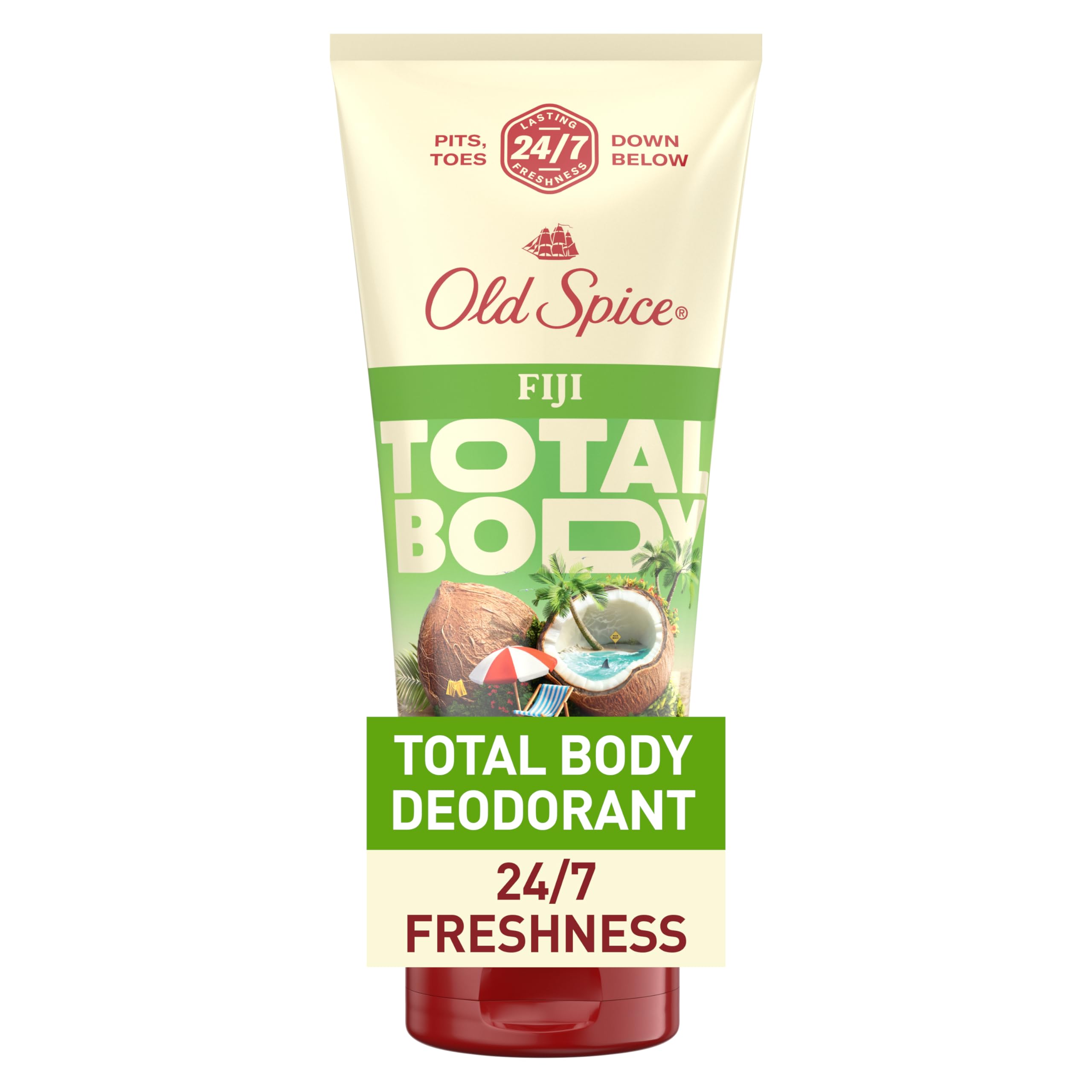 Foto 2 pulgar | Crema Desodorante Old Spice Para Todo El Cuerpo Con Aroma A Fiji, 90 Ml, Para Hombres - Venta Internacional.