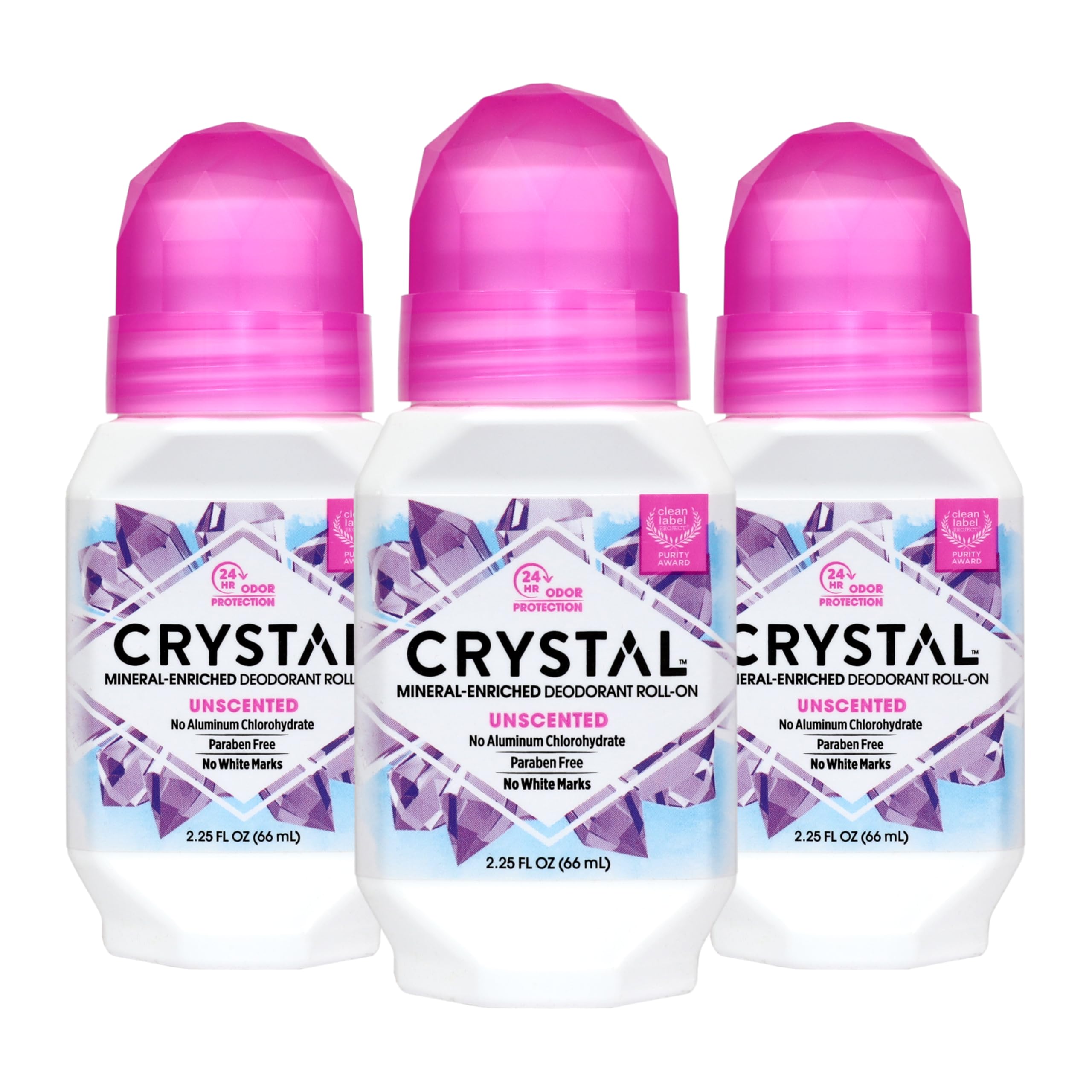 Foto 2 pulgar | Desodorante Crystal Essence Mineral Roll-on De 66 Ml (paquete De 3) - Venta Internacional.