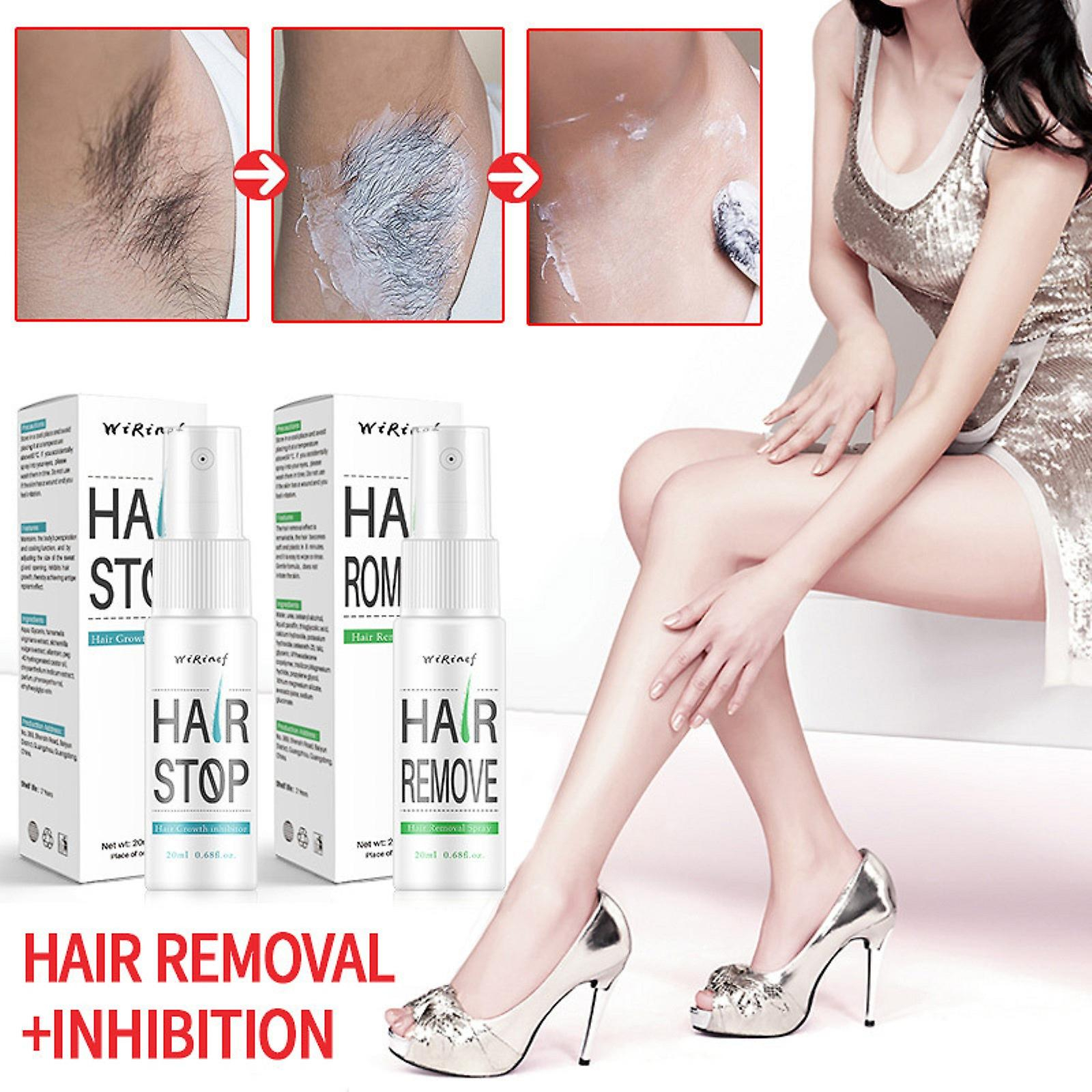 Foto 4 pulgar | Spray Depilatorio Huoguo Contra El Crecimiento Del Vello Para Hombres Y Mujeres - Venta Internacional.