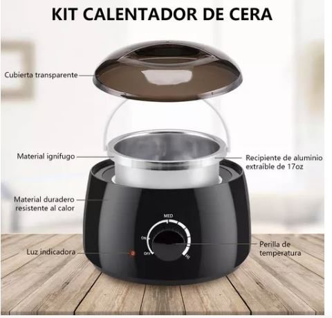 Foto 4 pulgar | Kit Calentador de Cera Wünd