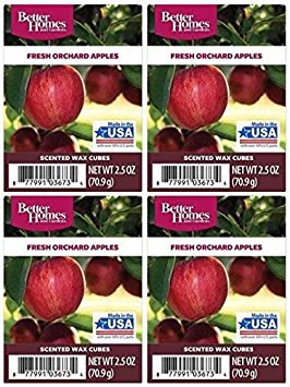 Foto 2 pulgar | Paquete De 4 Manzanas Wax Cubes Better Homes & Gardens Fresh Orchard - Venta Internacional.