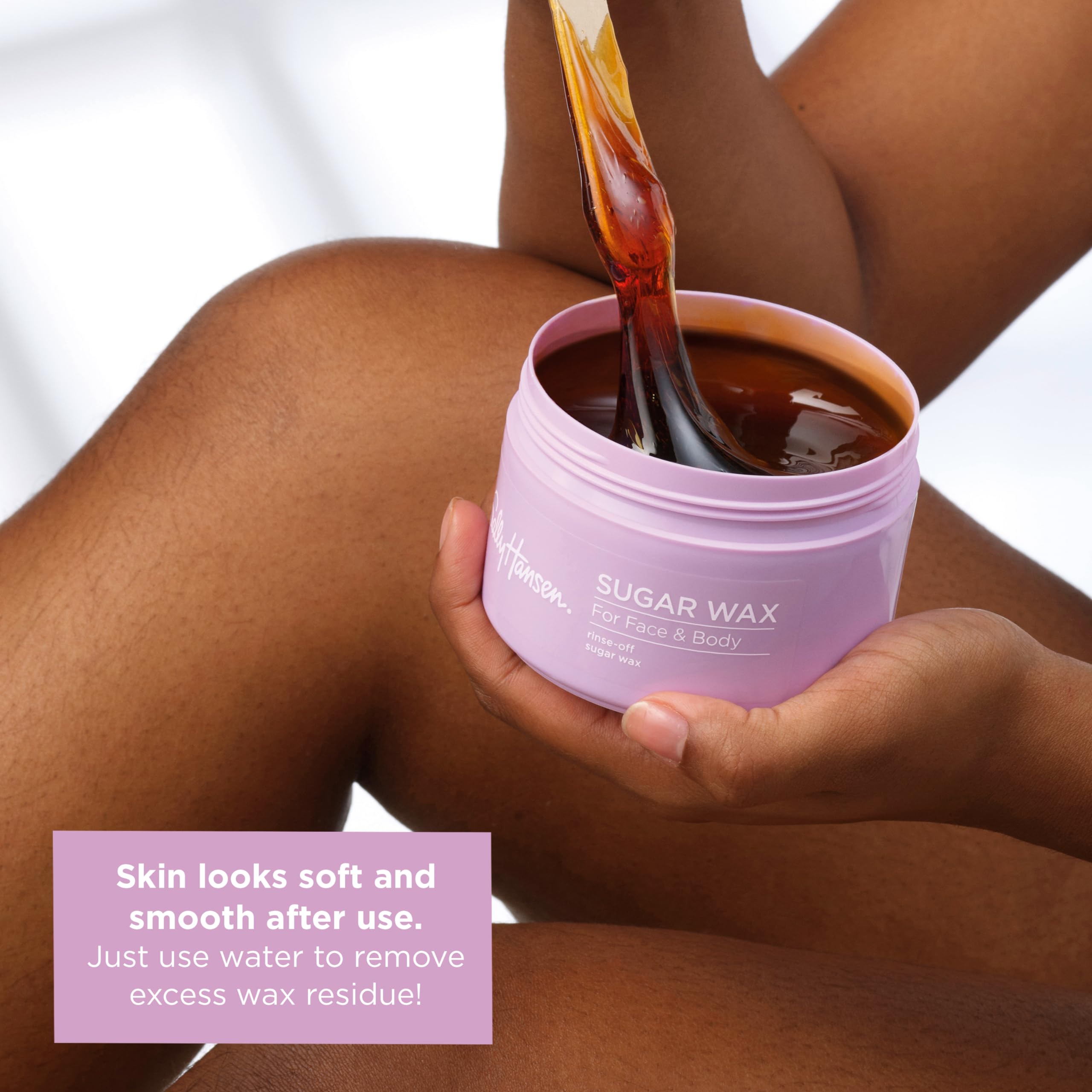 Foto 4 | Kit De Depilación Sally Hansen Rise-off Sugar Wax Para Rostro Y Cuerpo - Venta Internacional.