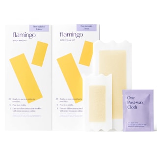 Foto 1 | Kit De Cera Flamingo Para Mujer Con 56 Tiras De Cera Para Piernas Y Brazos - Venta Internacional.