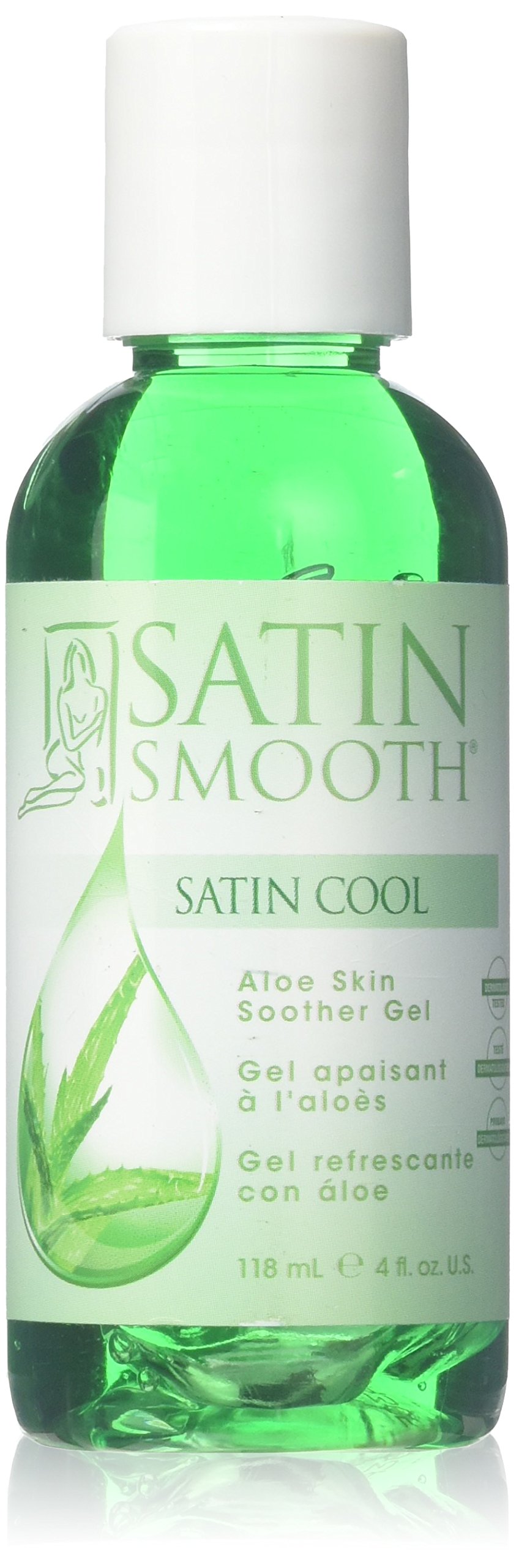 Foto 2 pulgar | Gel Calmante Satin Smooth Satin Cool Aloe Vera 120 Ml - Venta Internacional.