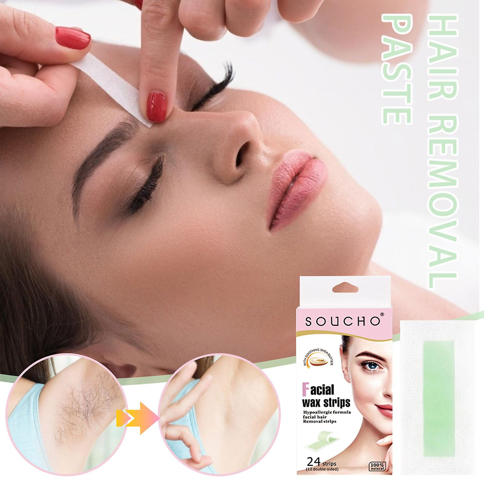 Foto 2 | Adhesivos Labiales De Papel Encerado Para Depilación Facial Huoguo  24 Unidades - Venta Internacional.